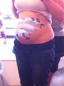 #bellypainting 