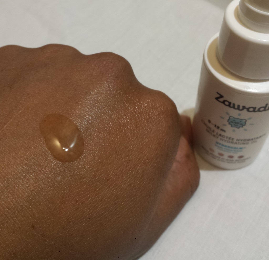 huile lactée hydratante zawadi - peaux sèches des enfants afro-métissées
