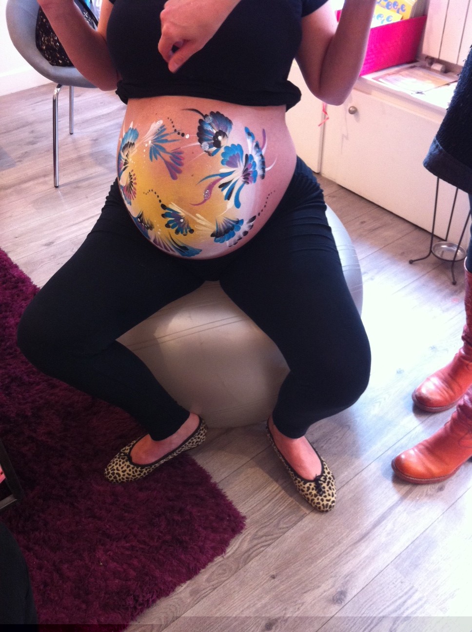 #bellypainting